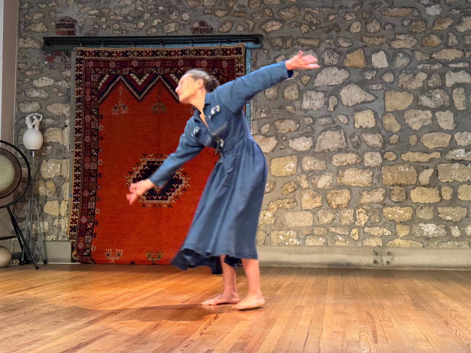 Marie-Odile Langlere dans le duo Là Où...